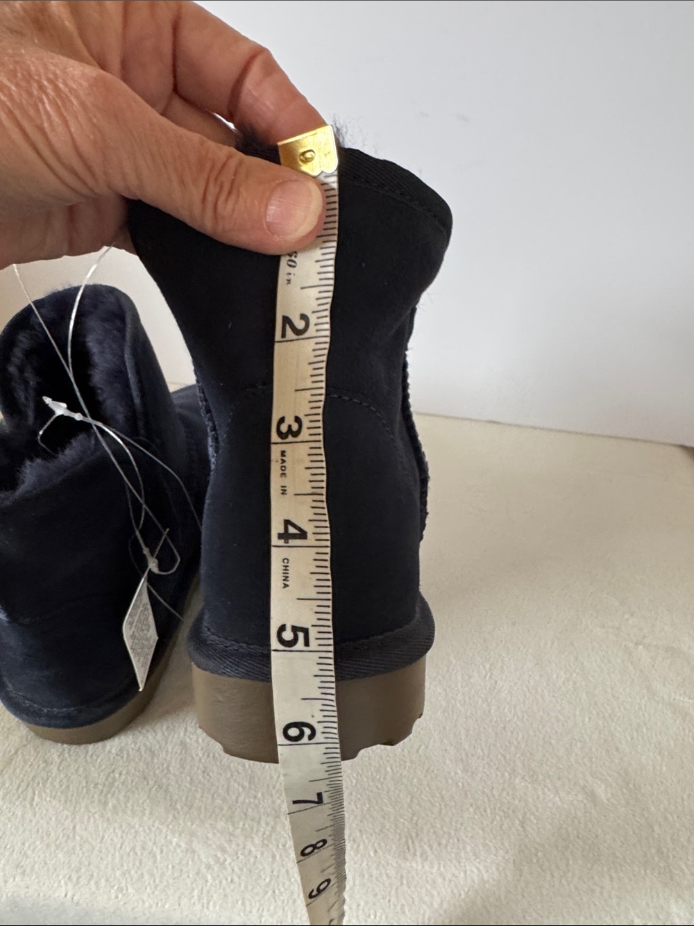 Kirkland suede/wool lining ankle boots - Picture 11 of 11